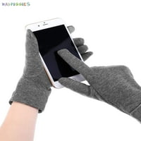 Badpiggies Ženske zimske tople rukavice sa osjetljivim na dodirnim ekranom za tempoziv prste, runovene