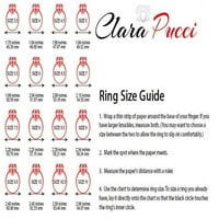 3CT Princess Cut Clear Moissine 18K Žuto zlatna godišnjica Angažovane prstene veličine 4.5