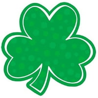 Amscan Lucky Irish Green St. Patricks Dan Isct Shamrock Clout Party Dekoracija, papir, 8