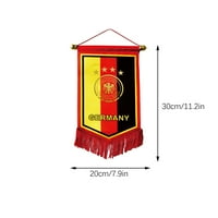Giligiliso Flag World Cup fudbalske ventilatore Pribor za rešenje zastava Tassel Dekoracija Flag za