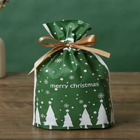 Niveer čarapa Santa Claus Božićna torba Izabrana Xmas Candy torbe Snowman Tretirajte snack Elk poklon