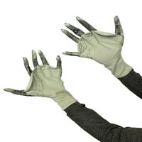 Vanzemaljska mreža zelene ruke s dugim prstima, kostima vanzemaljske kasne ruke