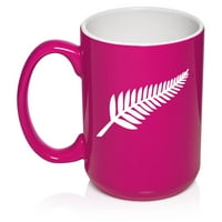 Novozelandski srebrni FERN keramički keramički šalica za kafu poklon čaja