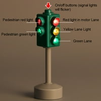 Mini saobraćajni znakovi blok svjetla sa zvukom LED dječje sigurnosne edukacije