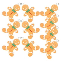 Rosarivae Lijep Gingerbread Man Privjesak DIY privjesak Priključci Privjesak za ključeve
