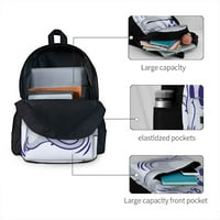 Ruksačka torba za laptop za žene, lagani ruksak za putničku školsku torbu casual radne crtani sladak
