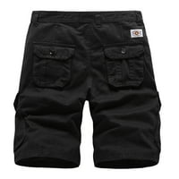 Guvpev muške ljetne casual na otvorenom casual patchwork džepovi kombinezone Sportske kratke hlače -