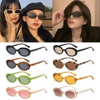 Jelly Color Gothic naočale Streether naočale sjene male okvire ženske sunčane naočale retro ovalne sunčane