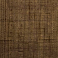 Ahgly Company u zatvorenom pravokutniku Sažetak narančasta modernih prostirki, 6 '9 '