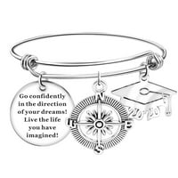 Narukvice u nakitu Nakit Narukvica Diploma Diplomiranje Diplomiranje Custom poklon Šarm narukvice narukvica
