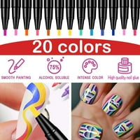 Keusn Colors Kolekcija koraka za nokte na noktima u nail umjetnoj gel za nokte za nokte ulje Ne i topcit