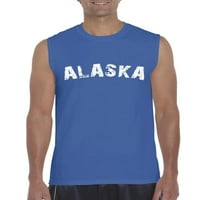 Arti - Muška grafička majica bez rukava, do muškaraca veličine 3xl - Aljaska