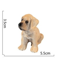 Fonwoon statue pasa plastična štenad lutka ručno oslikana simulacija psećim životinjskim poklonom