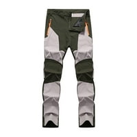 Muške hlače snijega moda vodootporna muška radna odjeća tanke ravne pantalone vojske zelene xxxxl