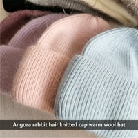 Unizovana zimska jesen pletena kape prijenosni toplo održavanje Canie Cap Udobni topli mekoj dodaci