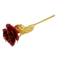 24K pozlaćena folija ruža umjetna cvijeta za poklon za ženu Valentinovo