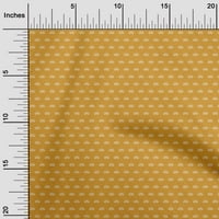 Onuone pamuk cambric gamboge žuta tkanina azijska blok šivaće tkanine sa dvoricom tiskanim diy odjećom