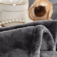 Božićni pokloni Čarape za punjenje bacaju pokrivače zadebljane koraljne pokrivač čista boja ponderirana