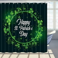 Dnevni tuš sv. Patrickov tuš za zavjese zelene djeteline listovi poliesterskih tkanina kupaonica za