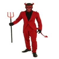 Plus veličine crvenog odijela đavol kostim