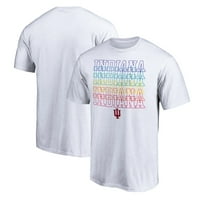 Muška fanatika brendirana bijela majica Indiana Hoosiers City Pride