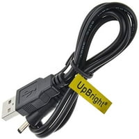 UPBRIGHT USB do 5V DC punjač kabel za napajanje kompatibilan sa Esinkinom W22-US Bluetooth Audio HiFi