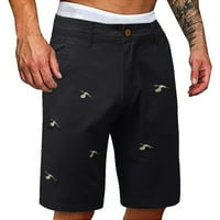Muškarci Casual Multi ravna kratka hlače Solidna boja Vanjska ukupna pantalona kratkog tastera