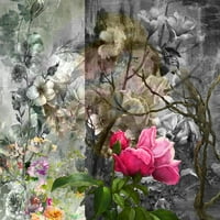 Sažetak šareno cvijeće Art Tkanine ploče