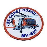 Obalna straža MH-60T Jayhawk® zakrpa za rame - sa kukom i petljom, službeno licenciran