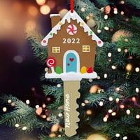 Yubnlvae Privjesak Privjesak New Home Božićni ukrasi KućaWarming pokloni Početna Dekor Novi kućni pokloni