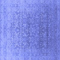 Ahgly Company Tord Square Orijentalni plavi industrijski prostirci, 4 'kvadrat
