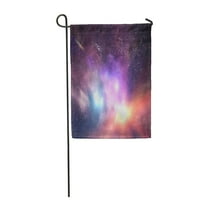 Sažetak Galaxy Space Sky Stars Svjetlosne svjetla Istražite svoje snove Zastava Vrt Dekorativna zastava