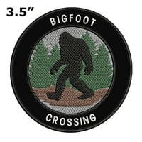 Bigfoot vidio sam 3,5 željeza ili šivati ​​na vezenu mrlju tkanine patch neobjavljene misterije ikonične