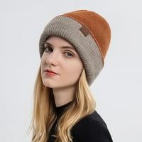 Umitay Color topli šešir dužan može nositi zimske parove kape