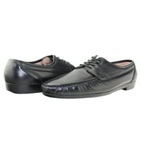 Muške cipele za mok-toe Oxford rukavice čipke kožne cipele Udobna široka širina