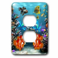 3Droza grafički dizajn akvarijskog stila - priključak za utikač