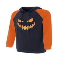 Halloween Dukserica bundeve za muškarce džemper sa lampicama jacke-o'-lanter Halloween duks od pukog