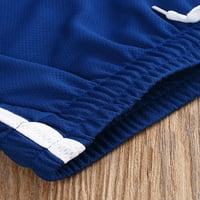 GENUISKIDS MENS SPORT SHORTS Modna solidna boja Slim Fit Elastična struka Kratke hlače Workout Teretana