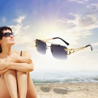 Sunčane naočale bez riba Pravokuće bez okvira Okvirne naočale Zaštita za zaštitu sunčane naočale za
