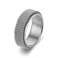 Trendy Rotate Prsten sa nehrđajućim čeličnim prstenima