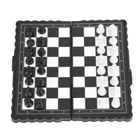 Magnetni šah, prijenosna plastična preklopna šahovnica magnetska šahovna set za zabavu Porodične aktivnosti Prijenosne šahovske ploče
