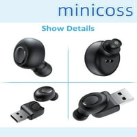 Mini nevidljive bežične slušalice sa MIC-om