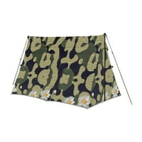Biventing Store Camuflage Camping TENT osoba Vodootporni šator vjetra sa torbom za nošenje, jednostavan