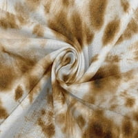 Onuone Rayon Light Brown tkanine kravata Tip pretežanje zalihe Ispiši šivanje tkanine sa dvorištem širom
