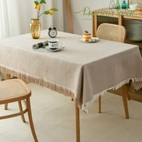 Yipa kafe Nordijski stil kvadratni poklopac plairani dekor pamučne posteljine rese jednostavne pravokutne