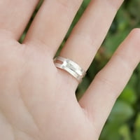 Uradite male stvari sa velikim ljubavnim srebrnim pozlaćenim prstenom