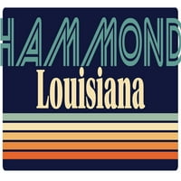 Hammond Louisiana vinil naljepnica za naljepnicu Retro dizajn