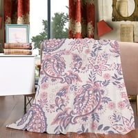 Plišani pokrivač premium mikroproplush flanel ukrasna topla meka pokriva za kauč kauč na sobu