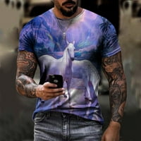 Buigttklop Nema granica Muška majica Cleance Plus Veličina Unise Dnevna majica 3D Ispis Grafički print