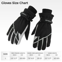 Zimske skijaške rukavice za muškarce, toplesne zaslonske rukavice, rukavice za vodu, rukavice za biciklističke